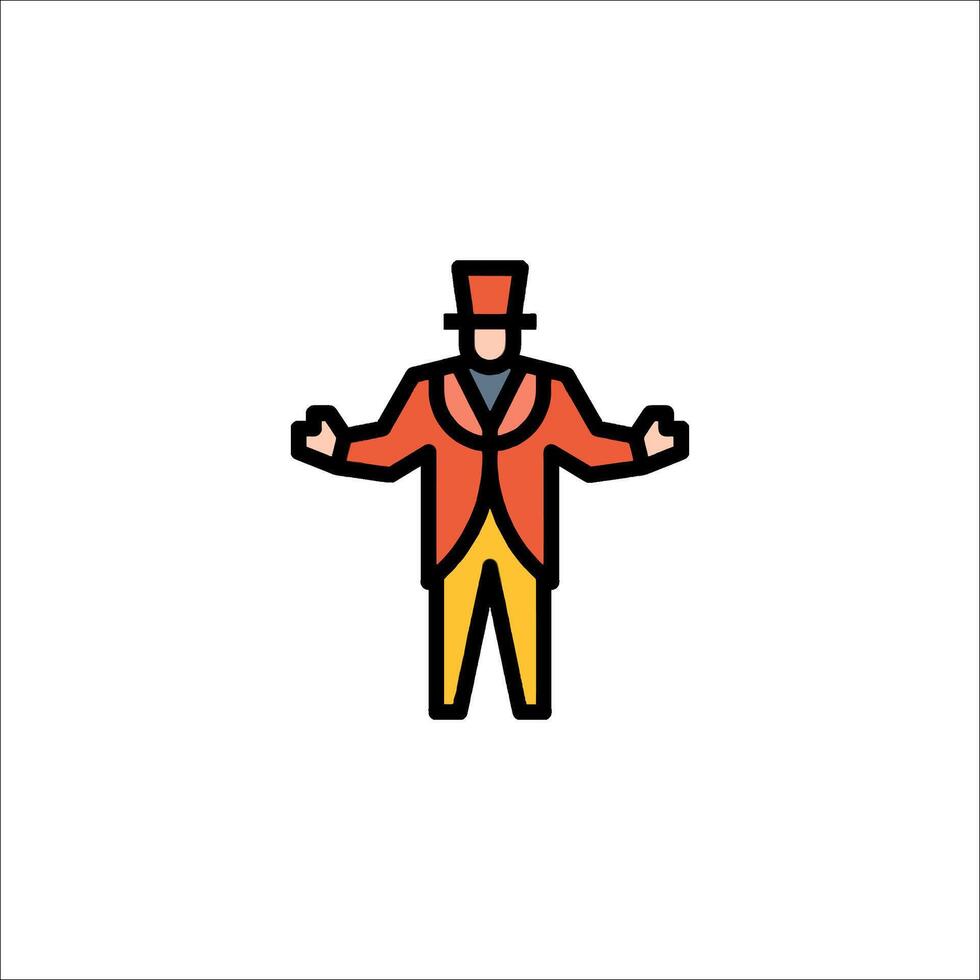 A man in a suit and hat is standing in front of a white background vector