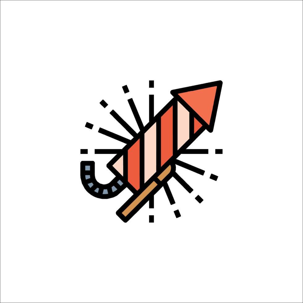 Fireworks icon illustration vector
