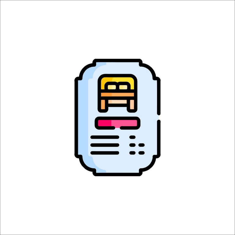 A car in a parking lot icon vector