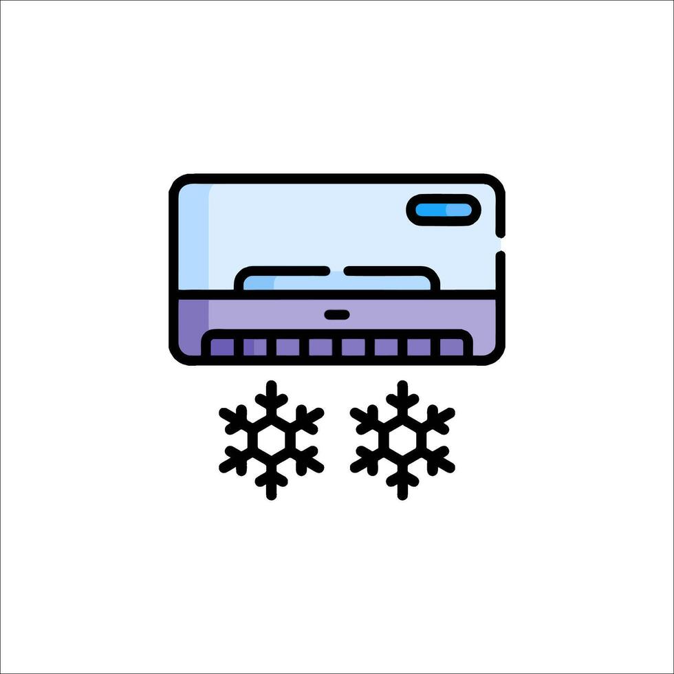 Air conditioner icon illustration vector