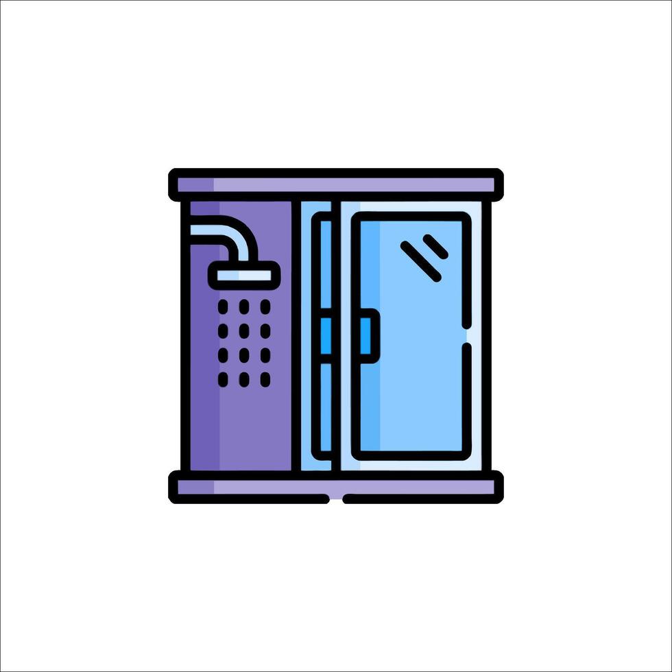 A refrigerator icon on a white background vector