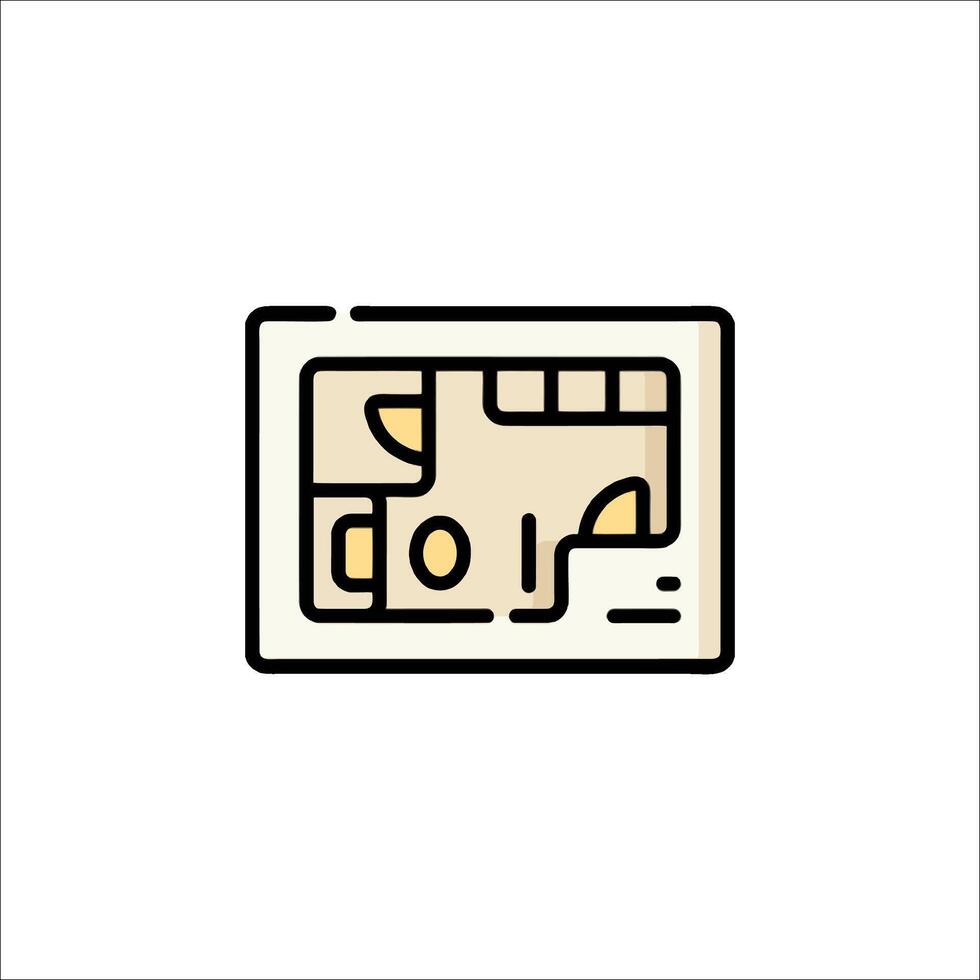 A credit card icon on a white background vector