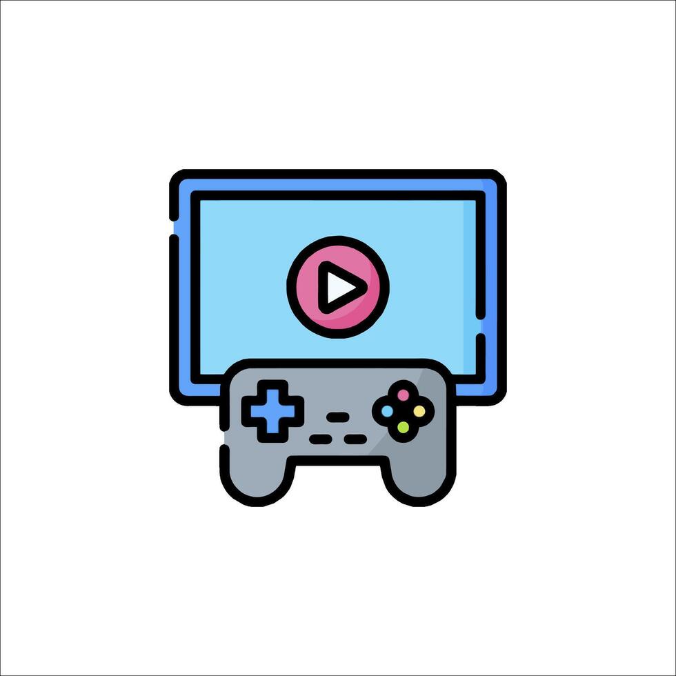 game controller icon illustration vector