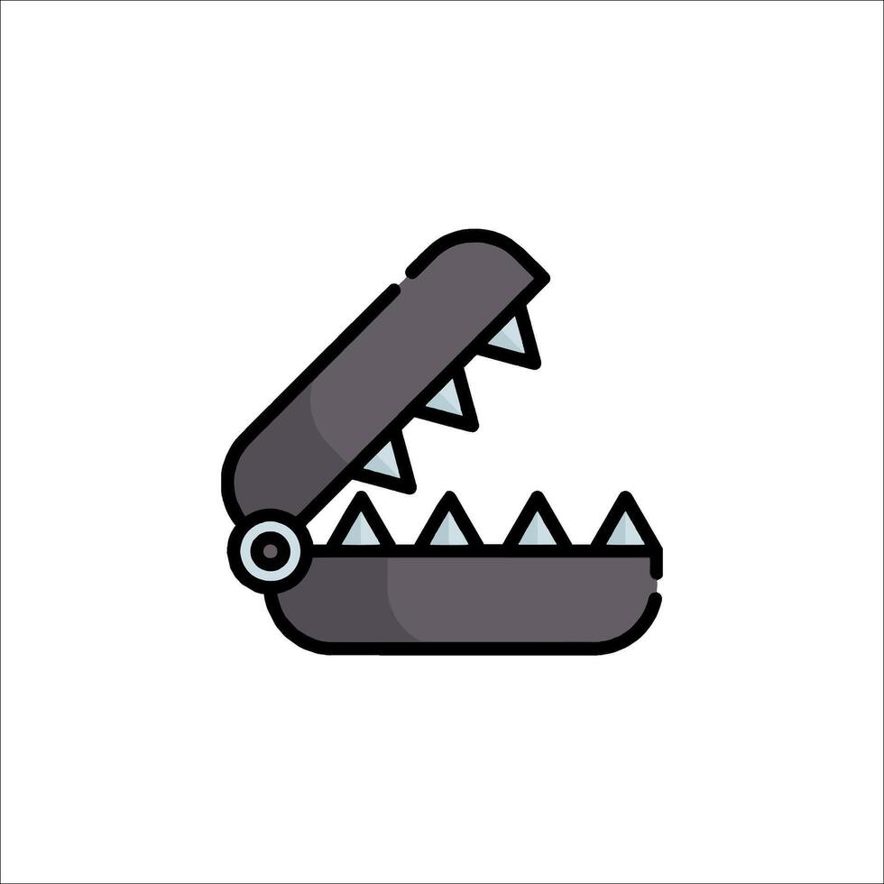 A black and white icon of a toothbrush with teeth vector