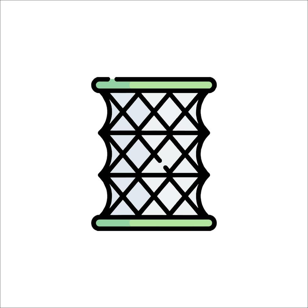 A spool of thread icon on a white background vector