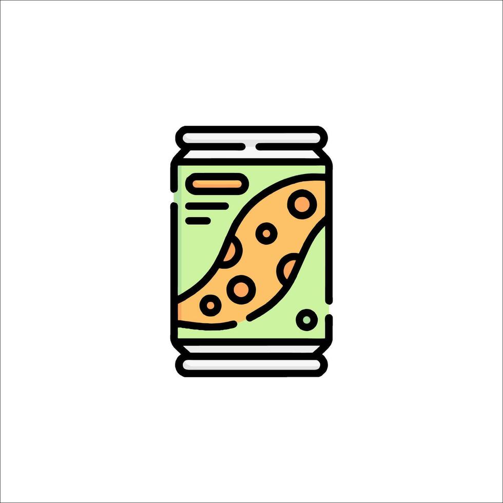 Can of soda icon illustration vector