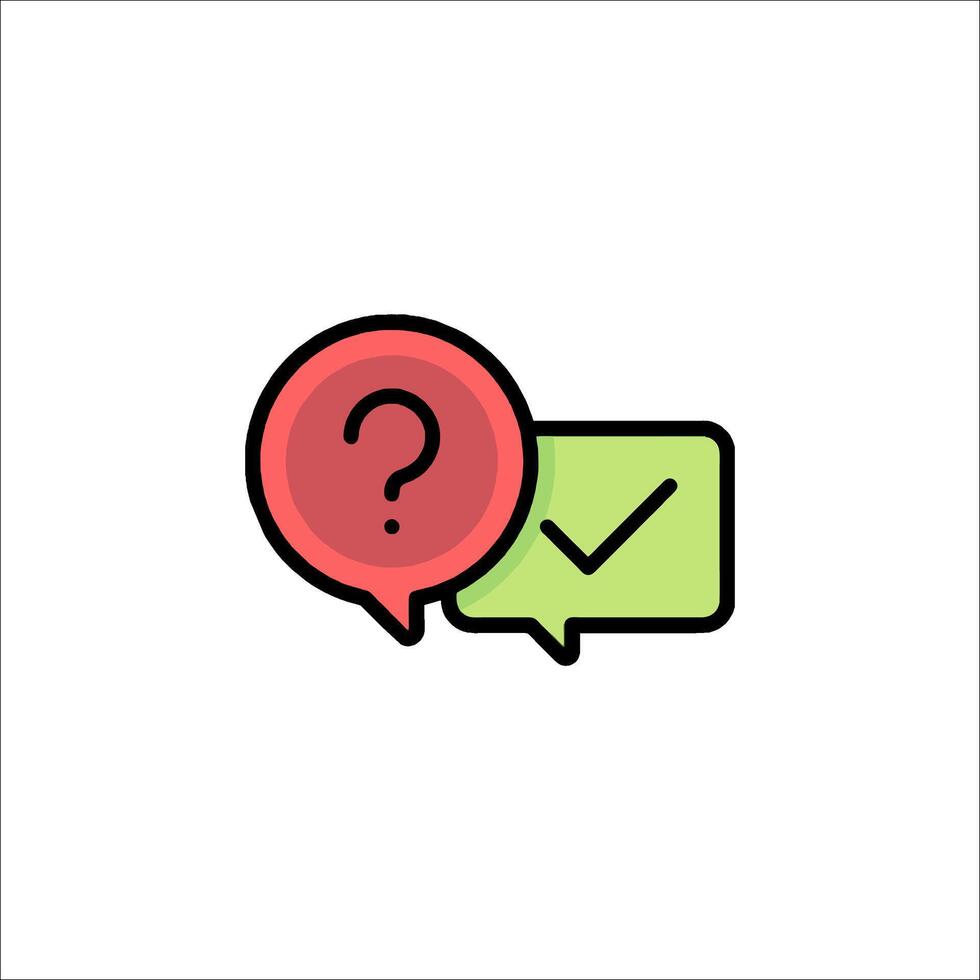Question mark icon illustration vector