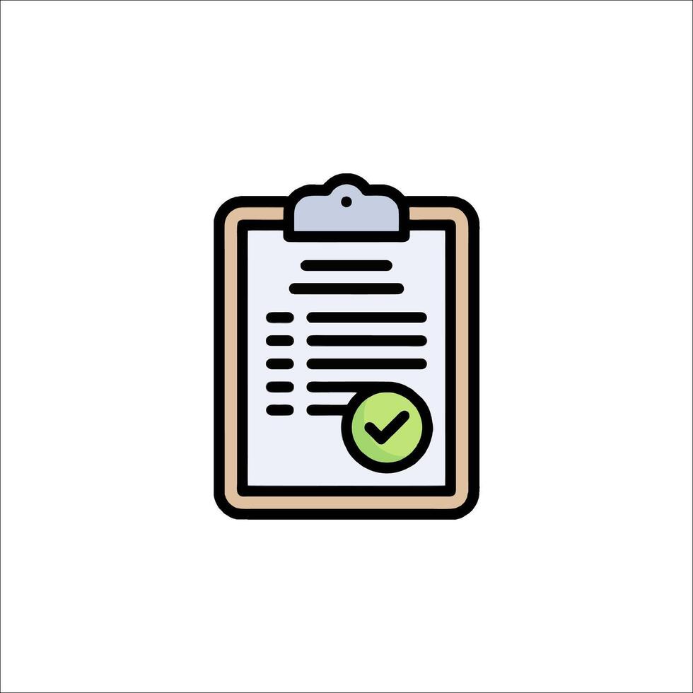 Checklist icon illustration vector