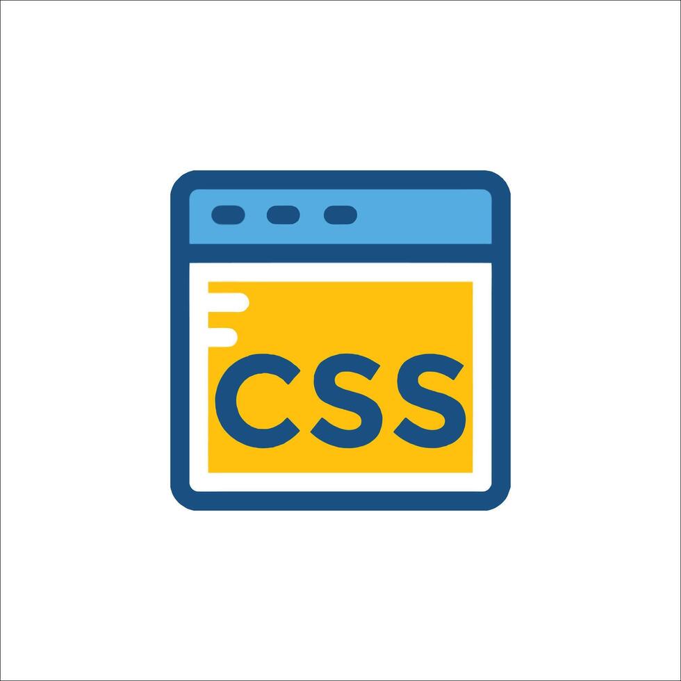 css icono para un sitio web vector