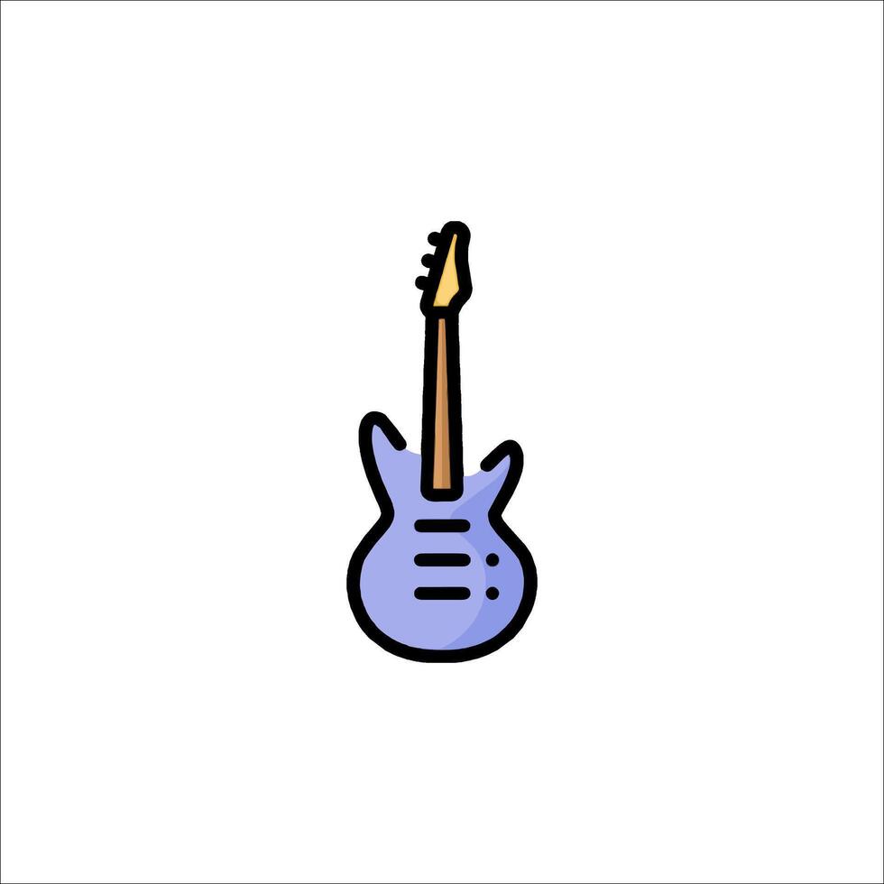 Guitar icon illustration vector