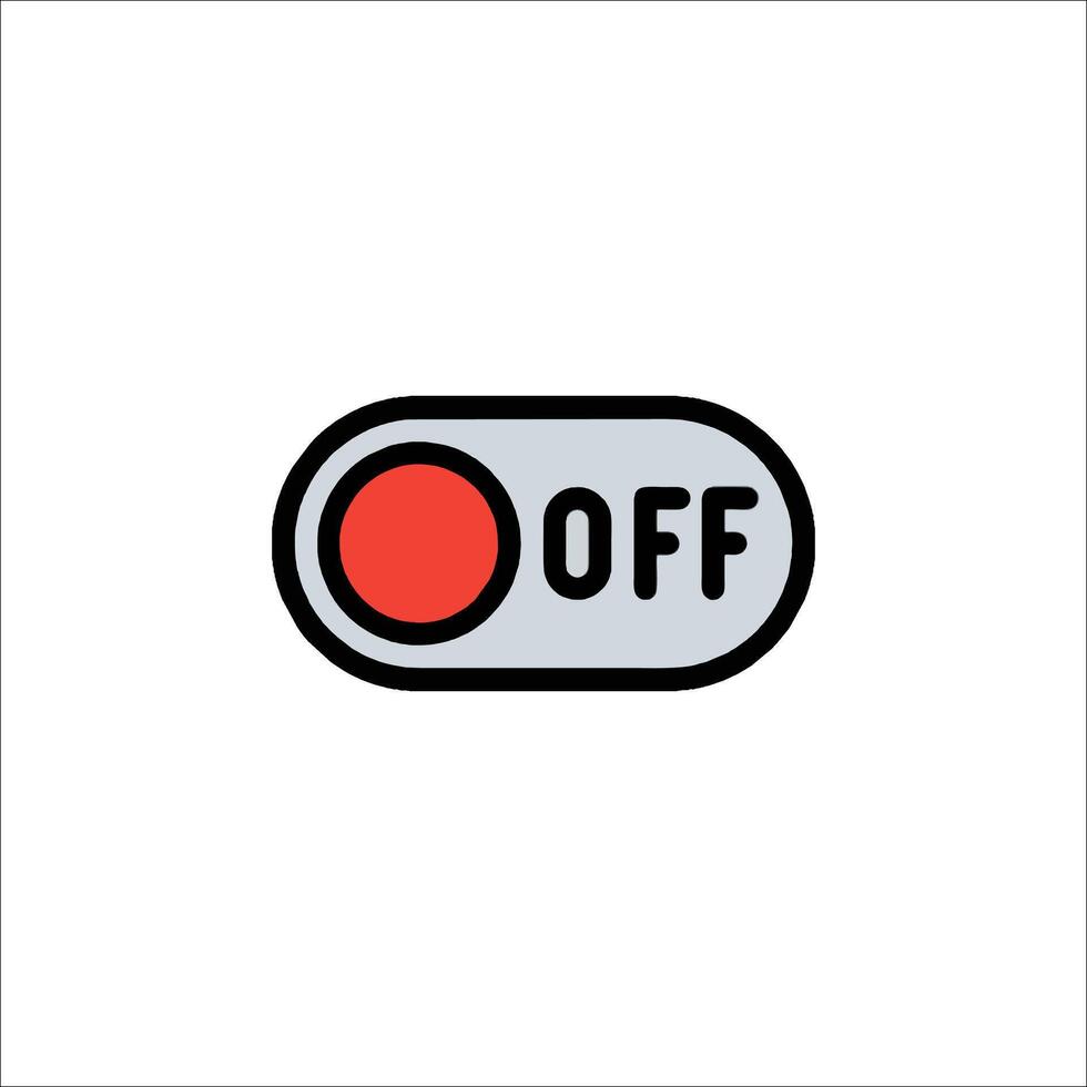 Off button icon illustration vector