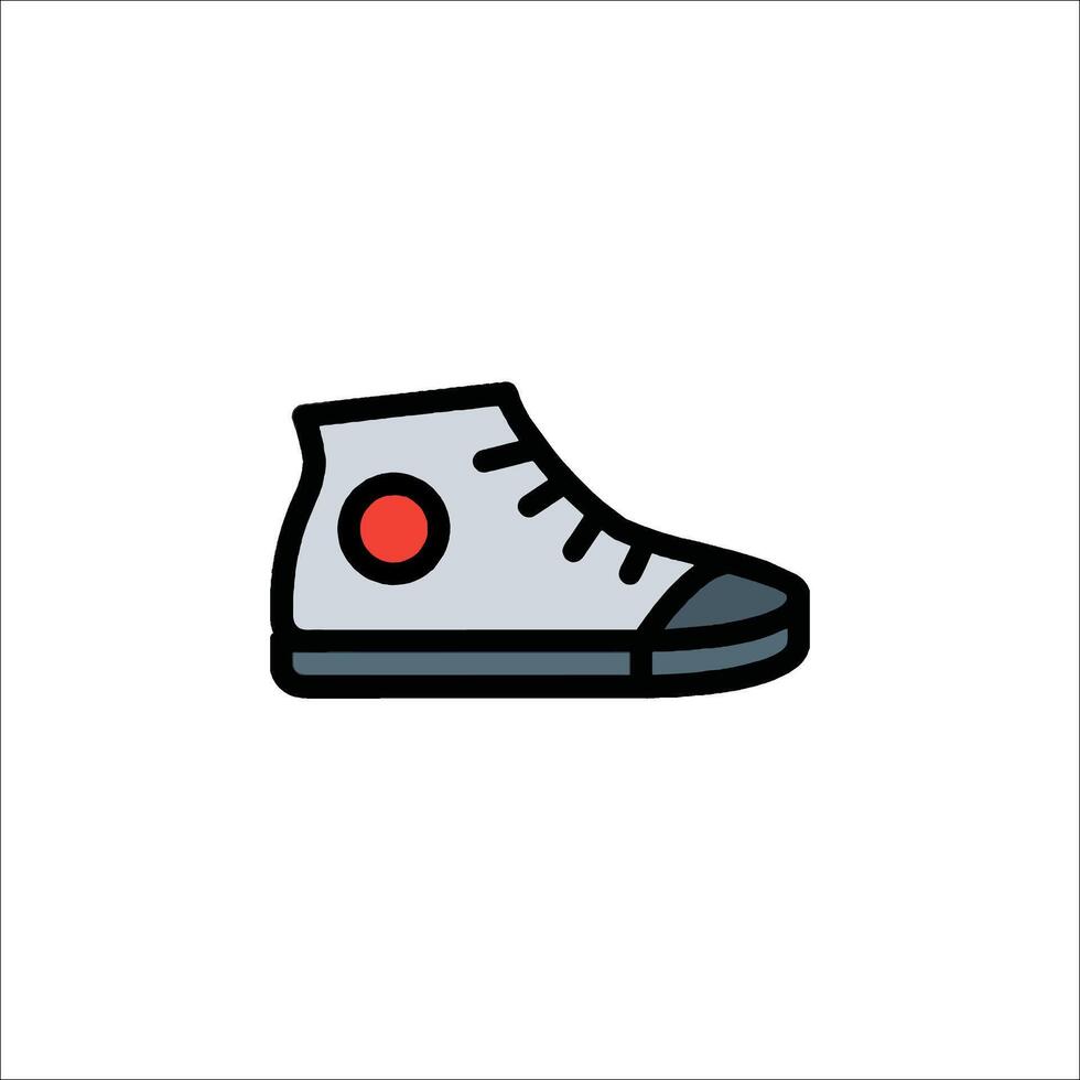 Sneakers icon illustration vector