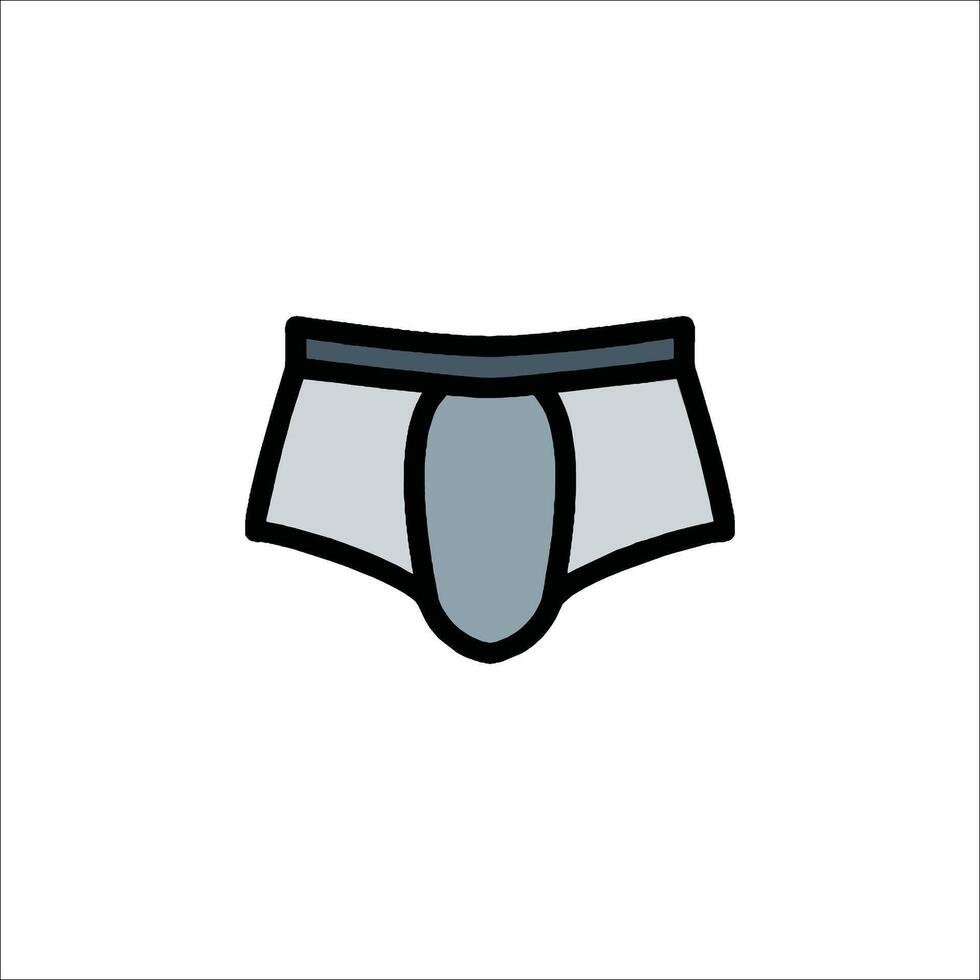 A man's underwear on a white background vector
