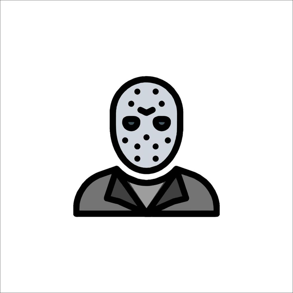 Friday the 13th icon, illustration, vector