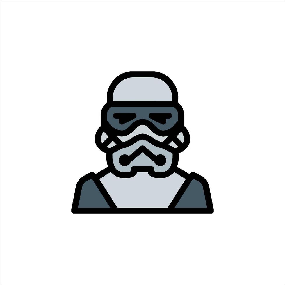 Star wars icon stormtrooper vector