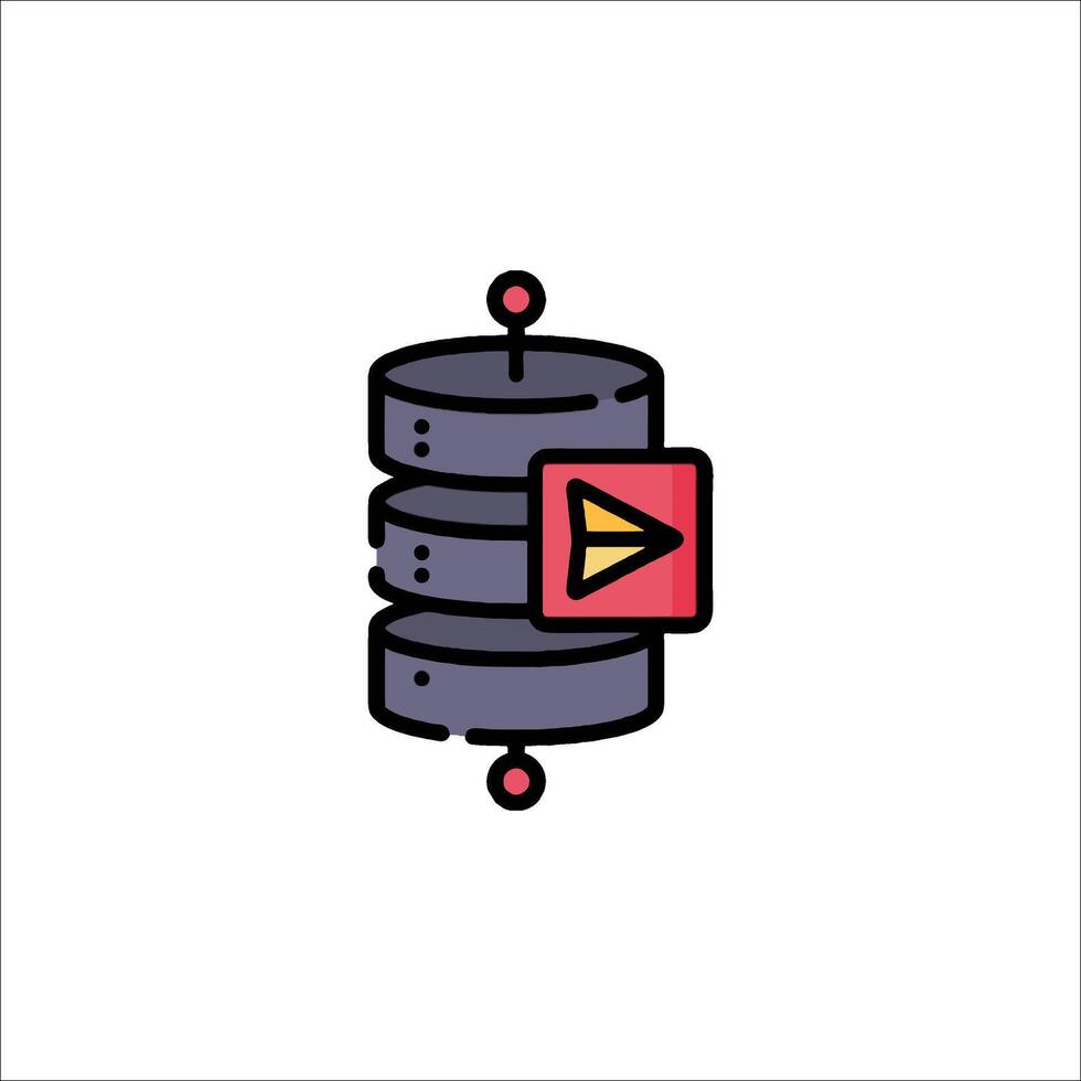 A file icon on a white background vector