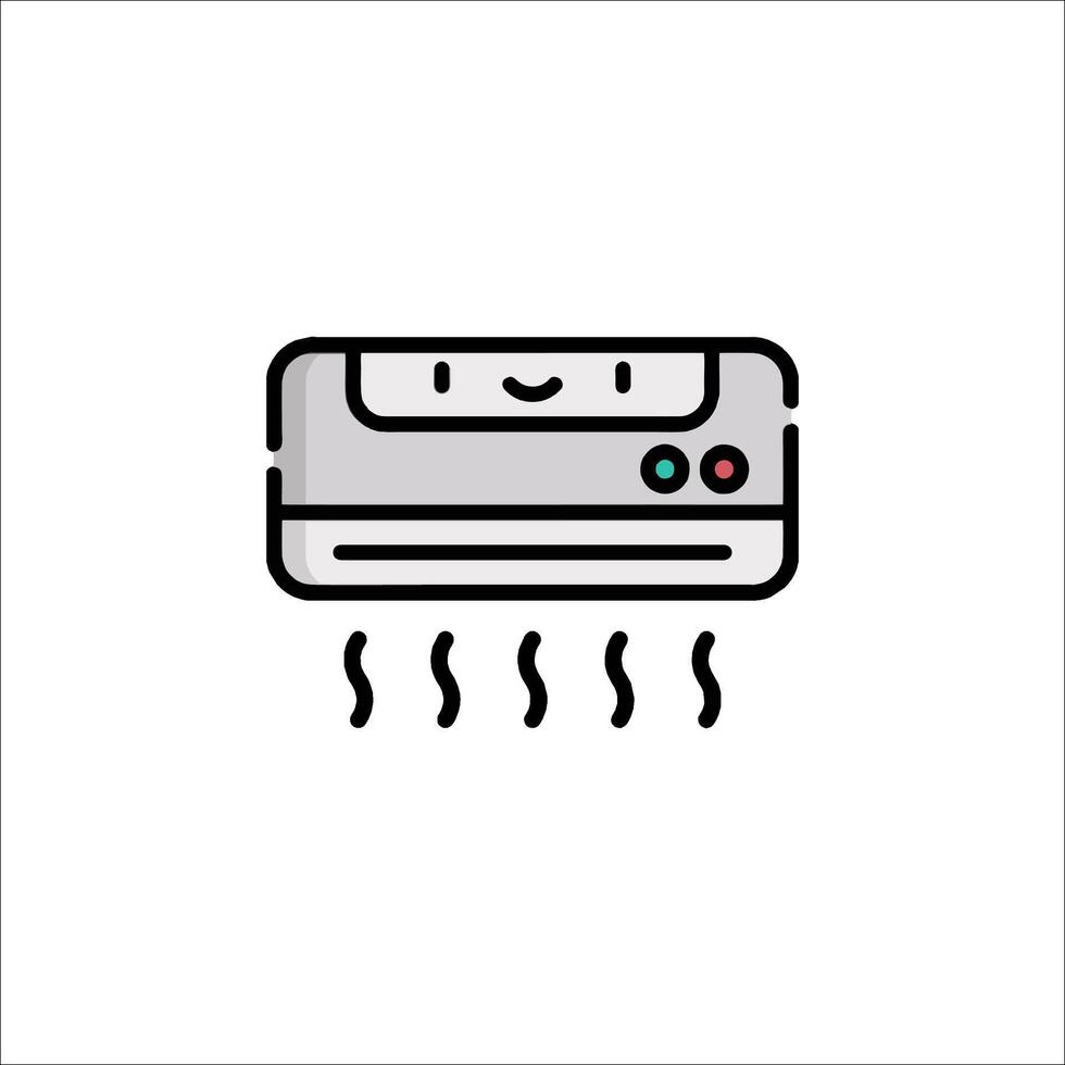 Air conditioner icon illustration vector