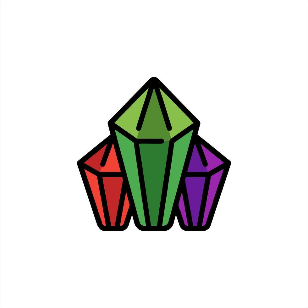 A colorful logo for a jewelry store vector
