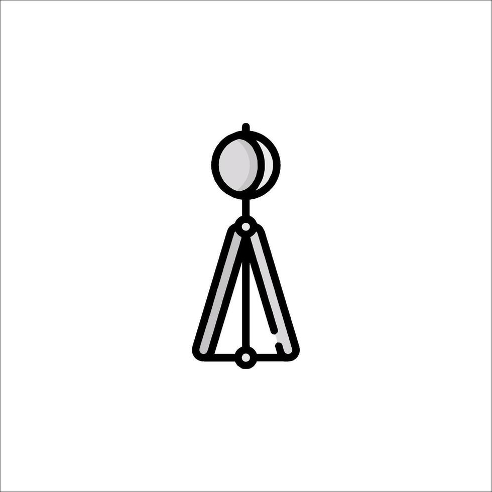 A black and white drawing of a clock vector
