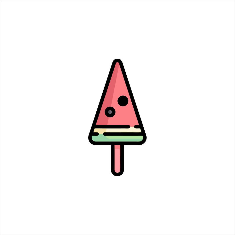 Watermelon icon illustration vector