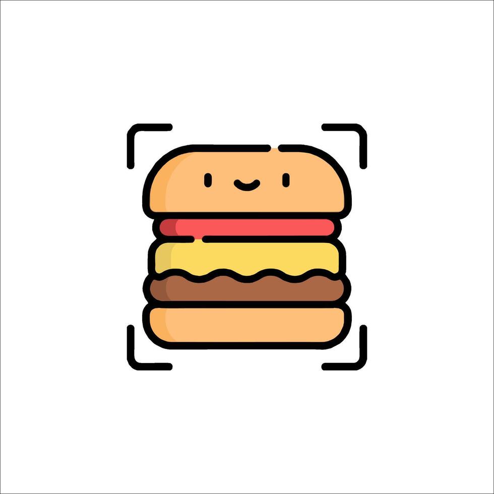 A hamburger icon on a white background vector