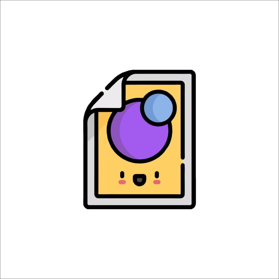 A cartoon character holding a file vector
