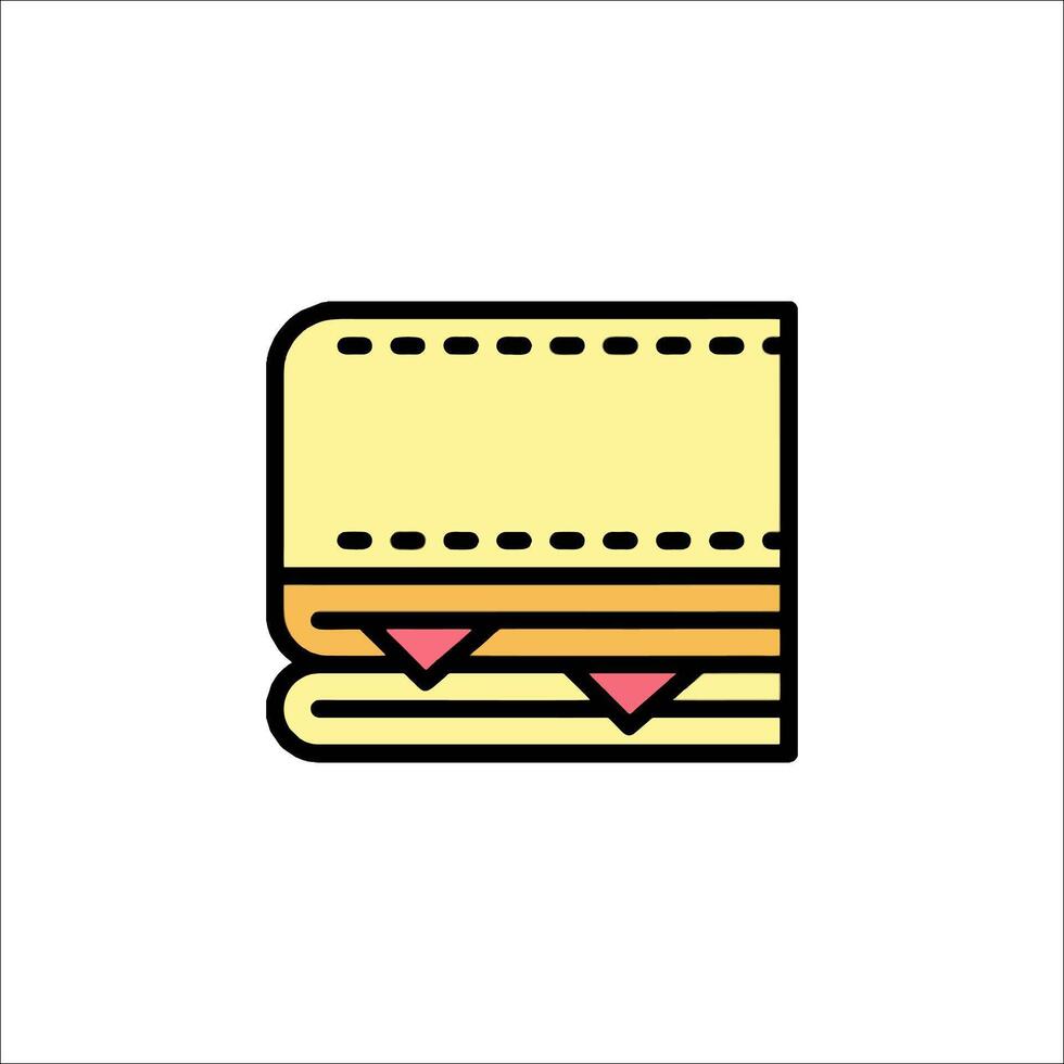 A sandwich icon on a white background vector