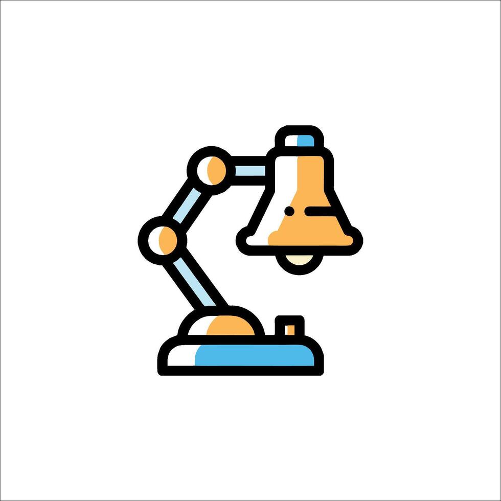 A robot with a bell on top of it vector