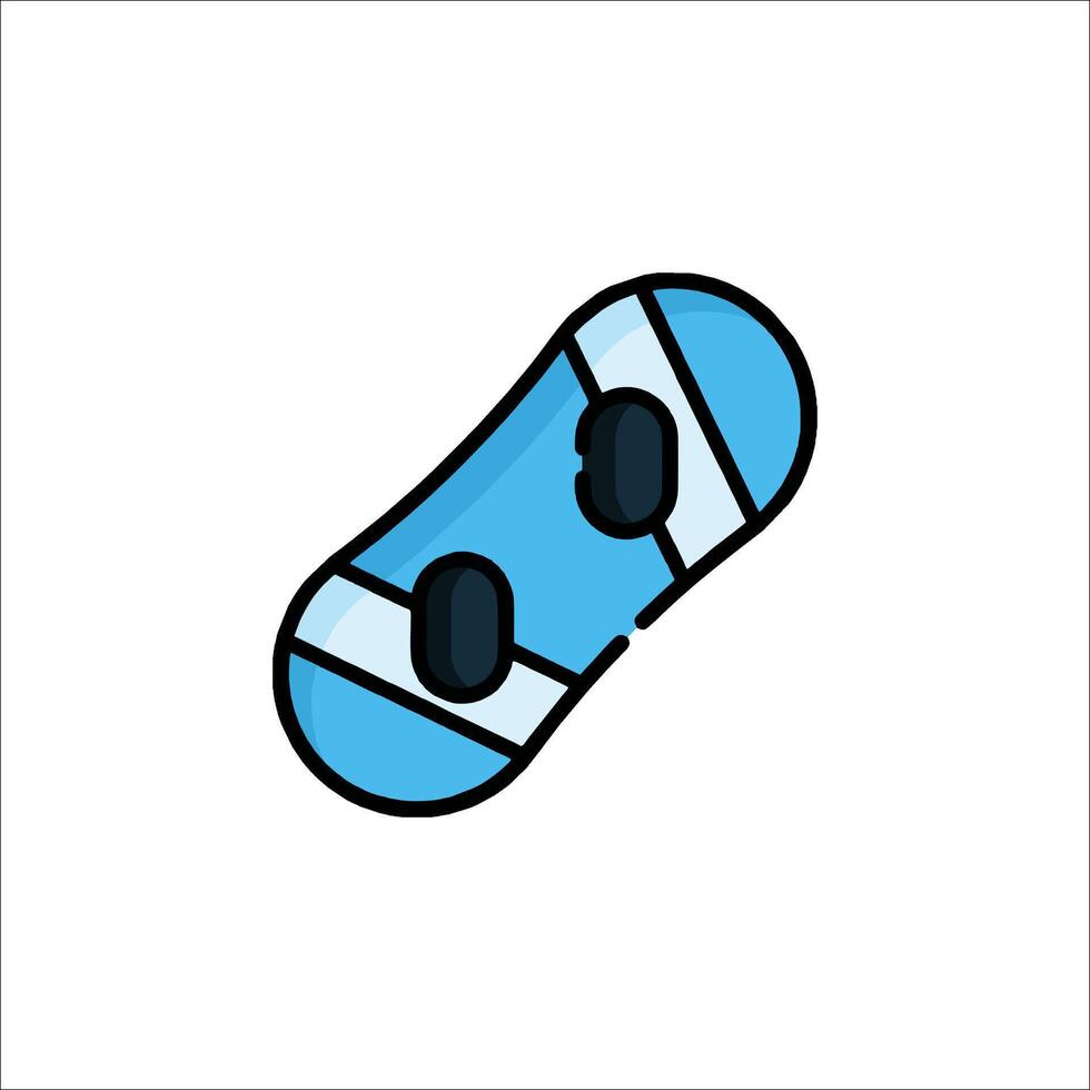 A skateboard icon on a white background vector