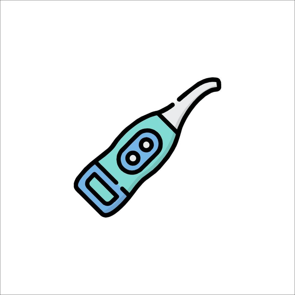 An electric toothbrush icon on a white background vector
