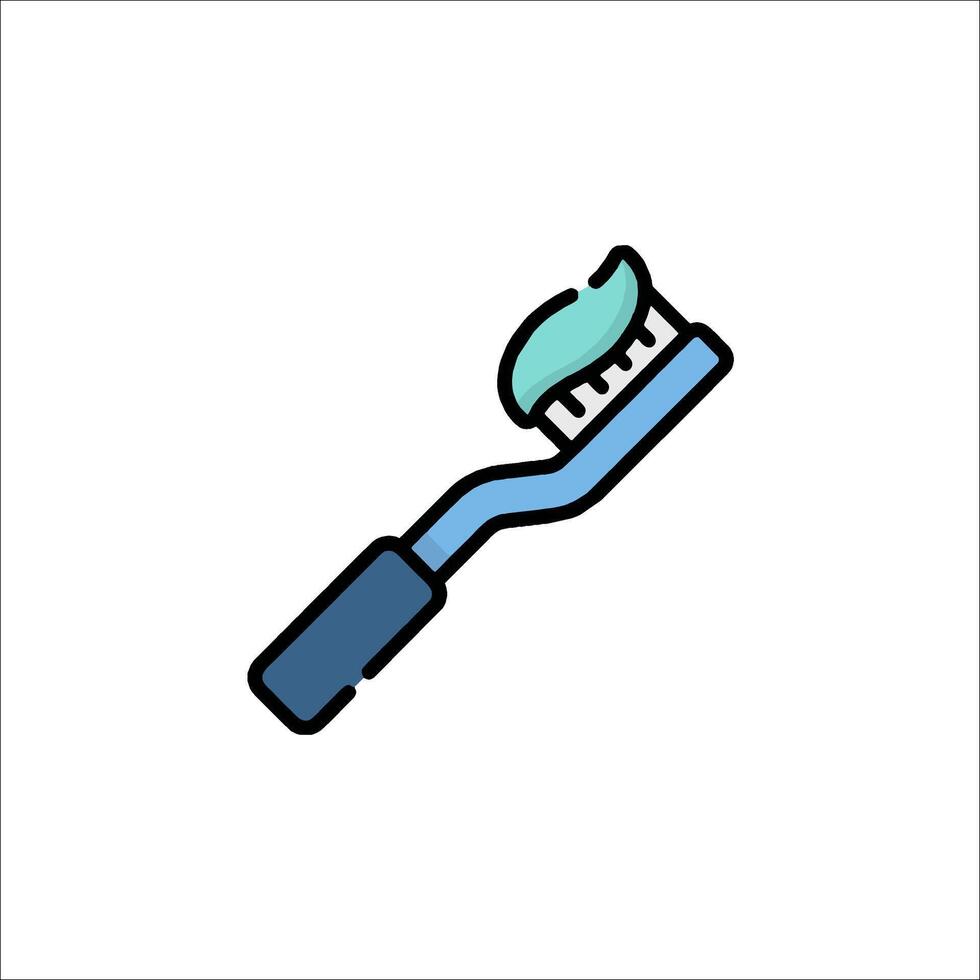 Toothbrush icon illustration vector