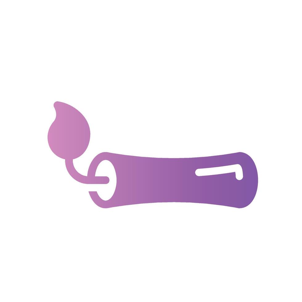 dynamite Flat Gradient Icon White Background vector