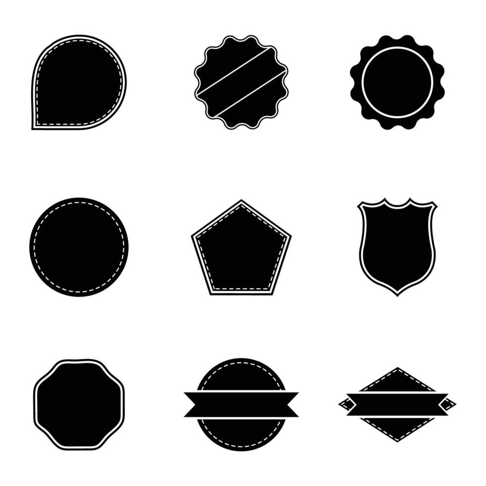 Badge Set illustration set vector