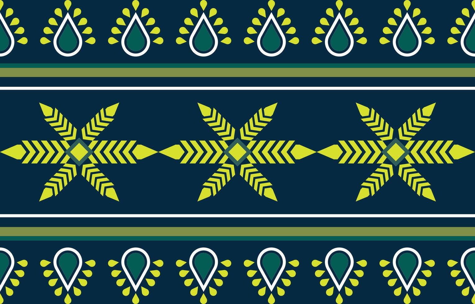 Abstract green geometric native pattern seamless .Repeating geometric background vector