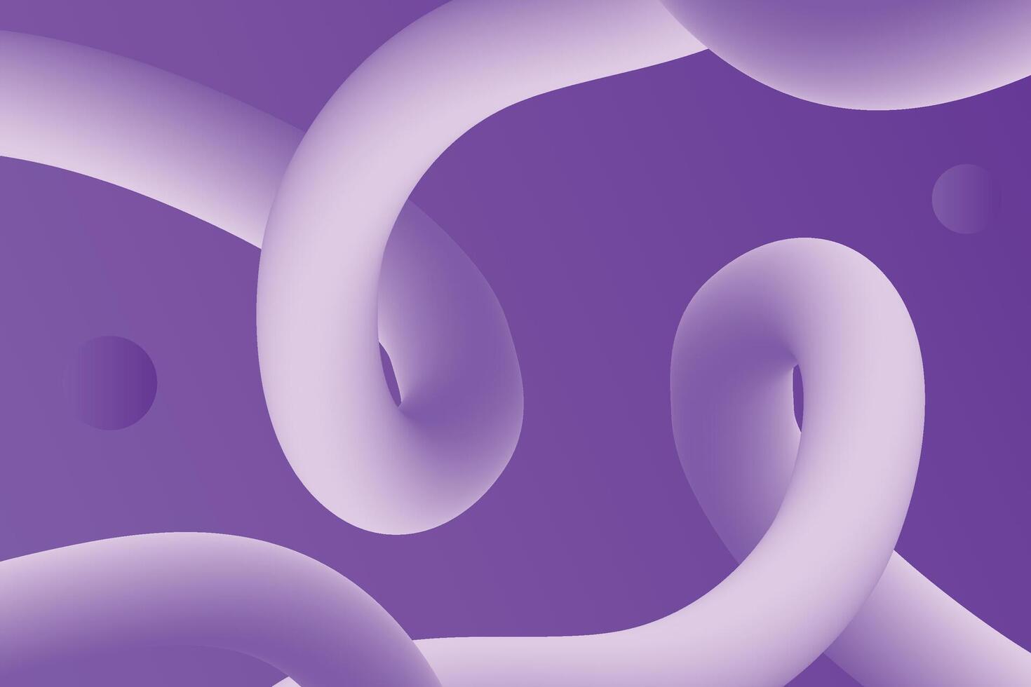 Abstract purple background. Gradient mesh. 3D line effect spine, ad banner, social media, header vector