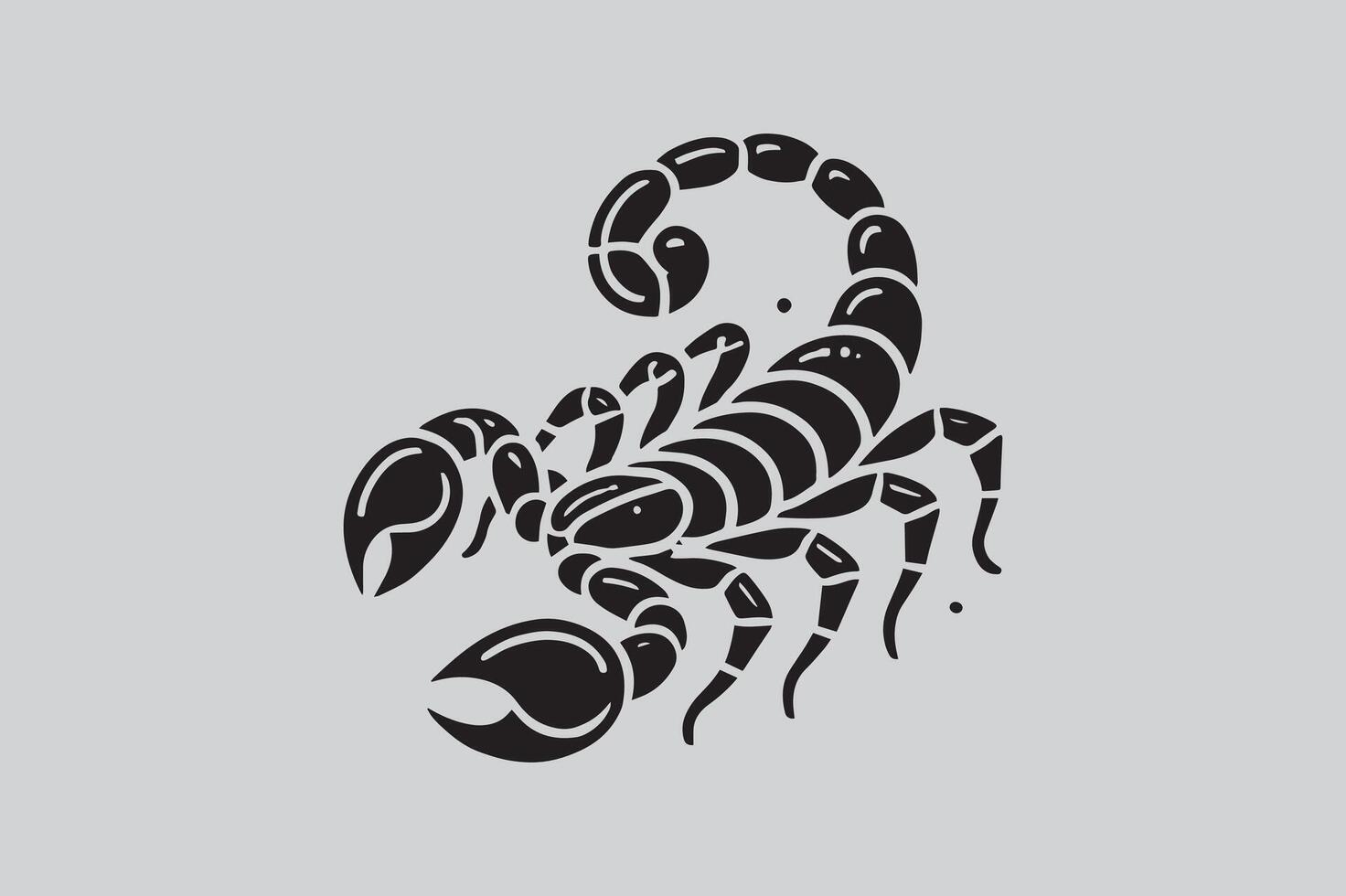 Printable Scorpion Coloring Page for Adults vector