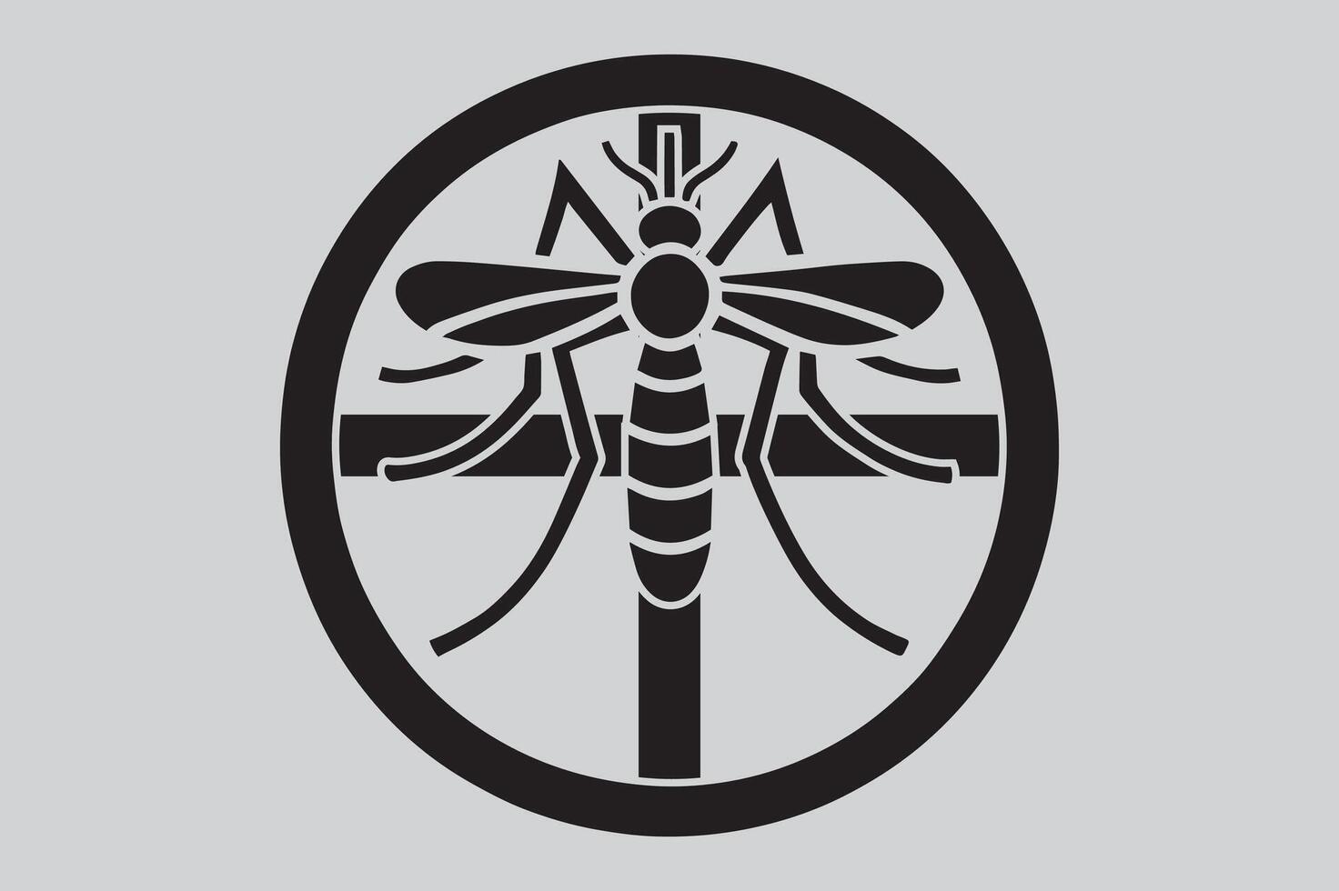 Elegant Mosquito Design for Creative Projects vector
