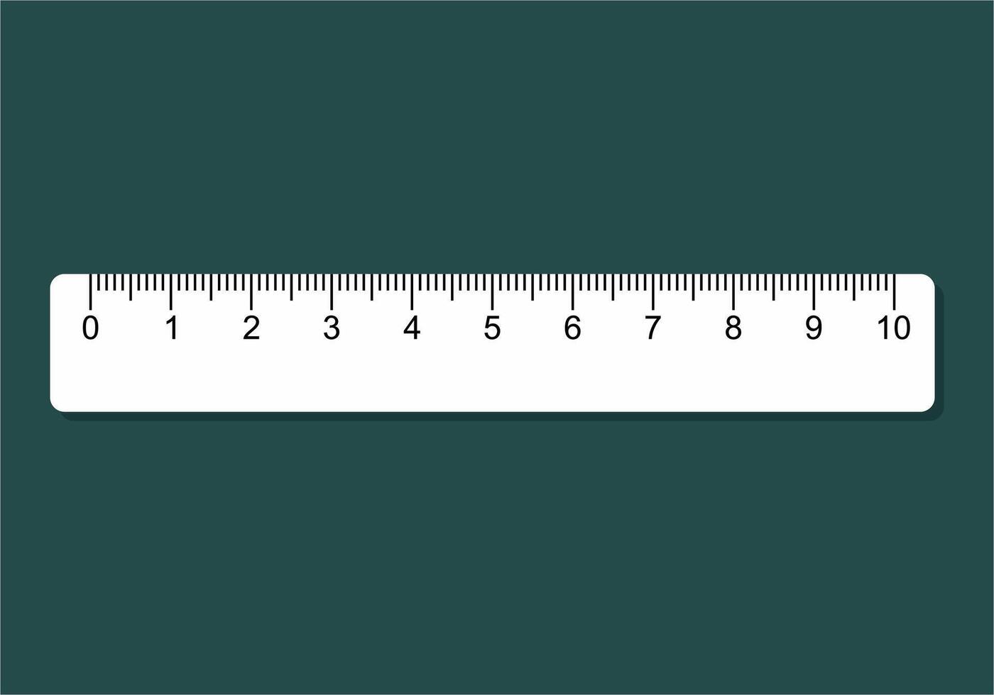 illustration plastic ruler cm measuring tool vector