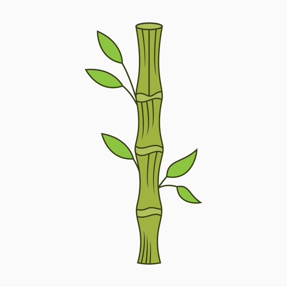 Bamboo printable illustration isolated on white background 54109423