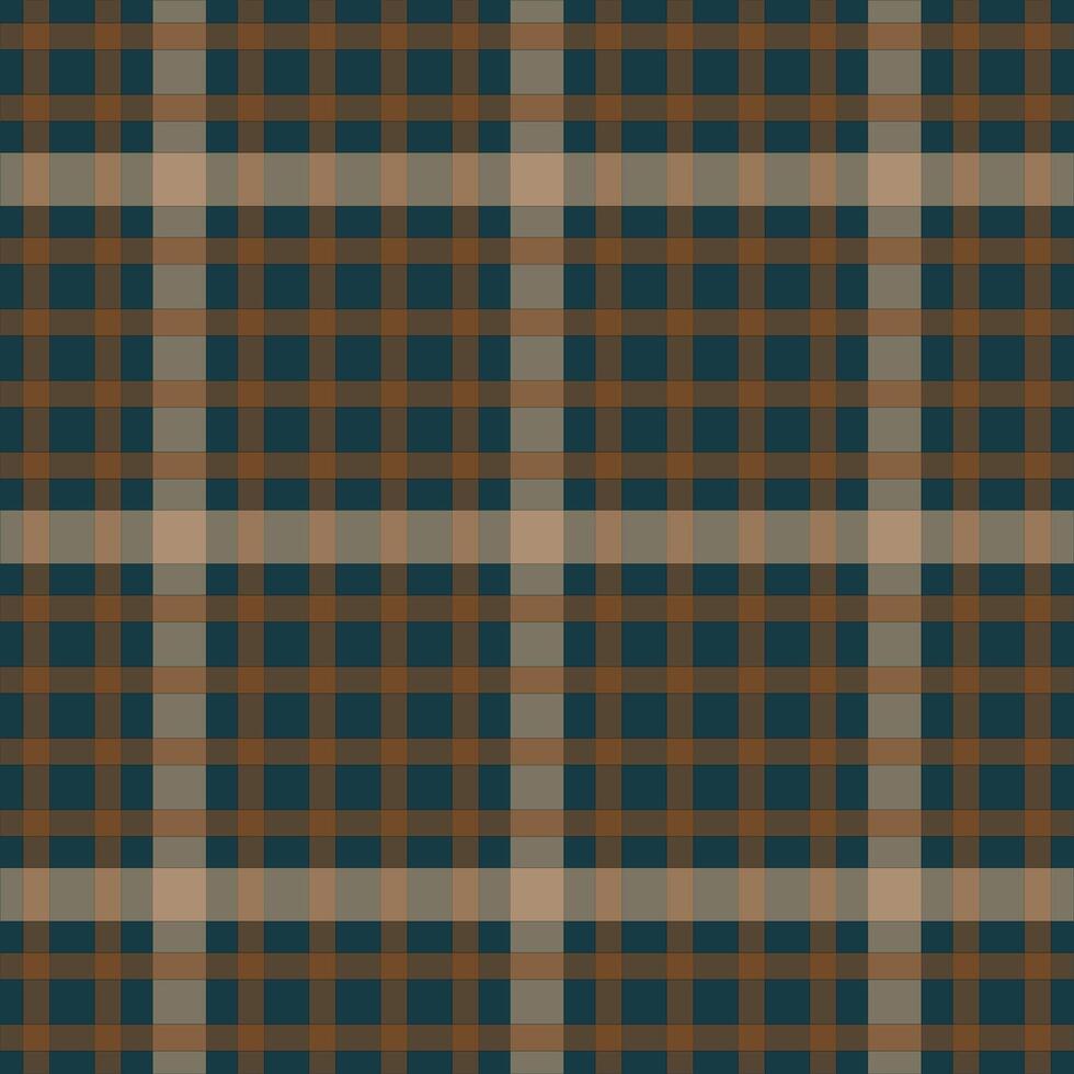 Traditional Gramin Check Pattern in Classic brown and off white - A Versatile and Timeless Design for Fabrics, Textiles, vector