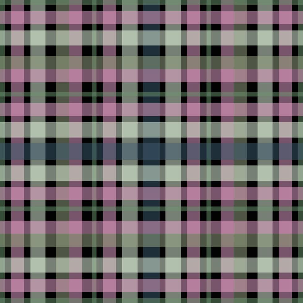 Traditional Gramin Check Pattern in Classic , Green, and Blue Colors Versatile and Timeless Design for Fabrics, Textiles, vector
