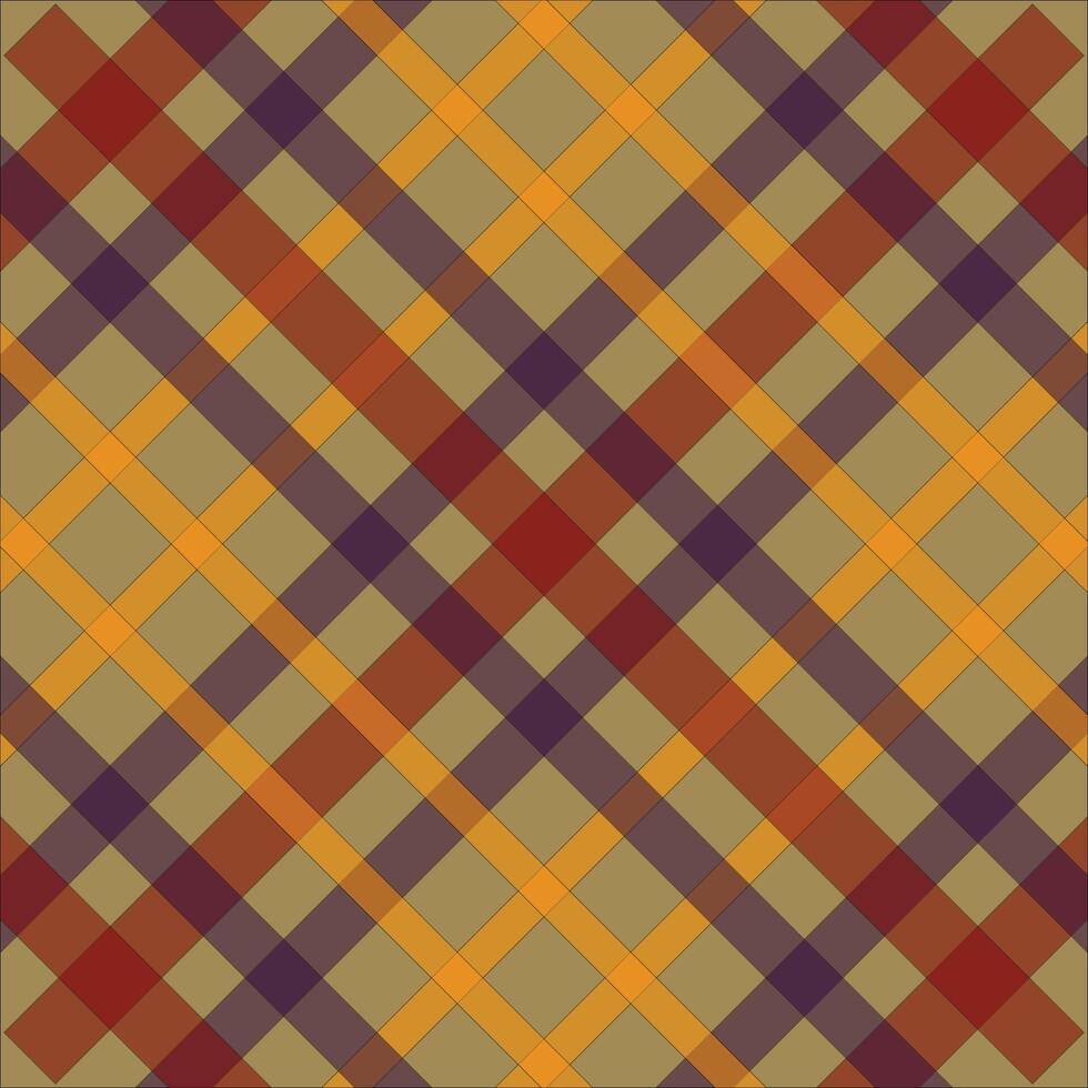 Traditional Gramin Check Pattern in Classic Red, purple, and orenge Colors - A Versatile and Timeless Design for Fabrics, Textiles, vector