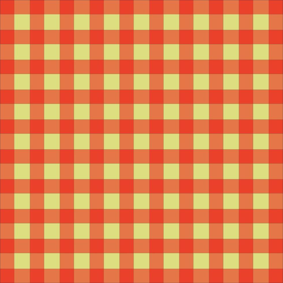 Traditional Gramin Check Pattern in Classic Red, Green, and Blue Colors Design for Fabrics, Textiles, vector