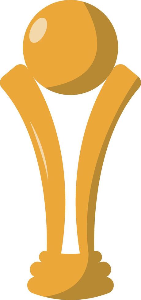 Gold Trophy for Competition Winner vector
