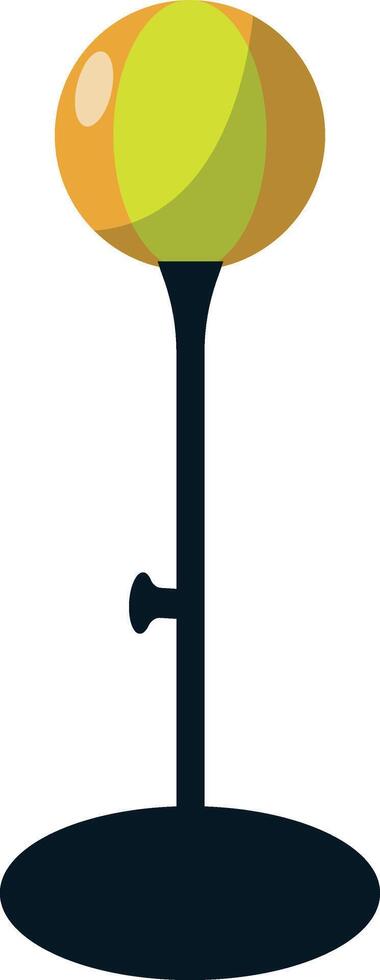 Standing Punching Bag Illustration vector