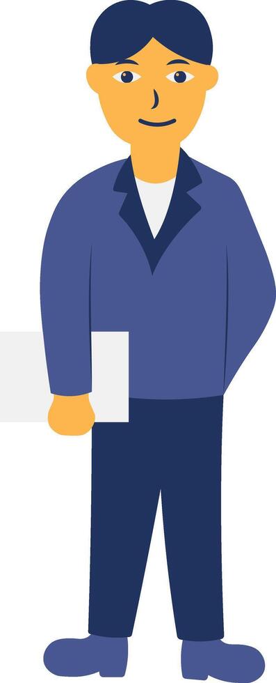 Male Techer Character vector