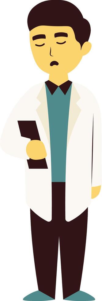 Cute Boy Doctor Illustration vector