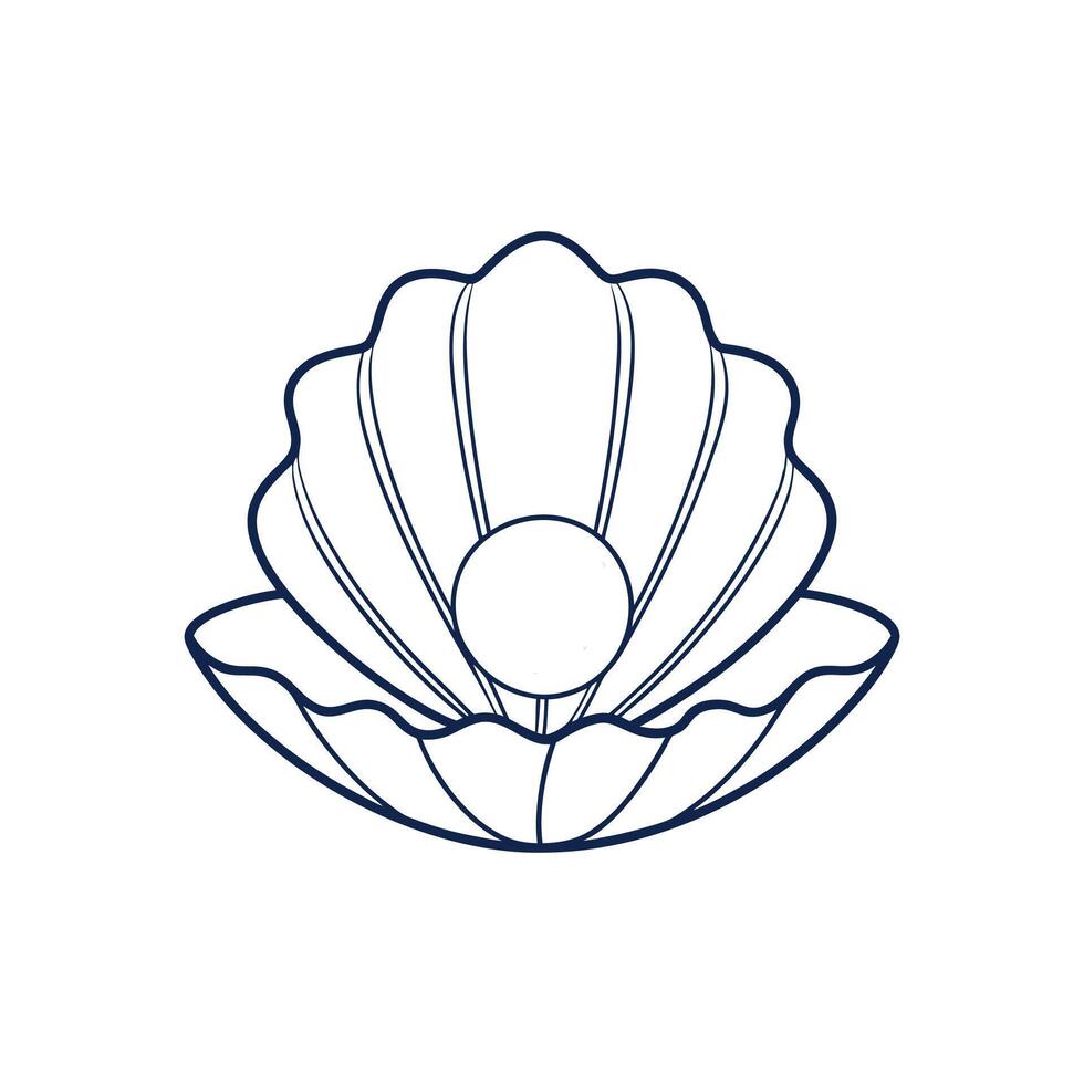 Pearl Shell Illustration vector