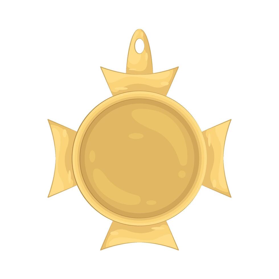 Illustration of veteran medal vector