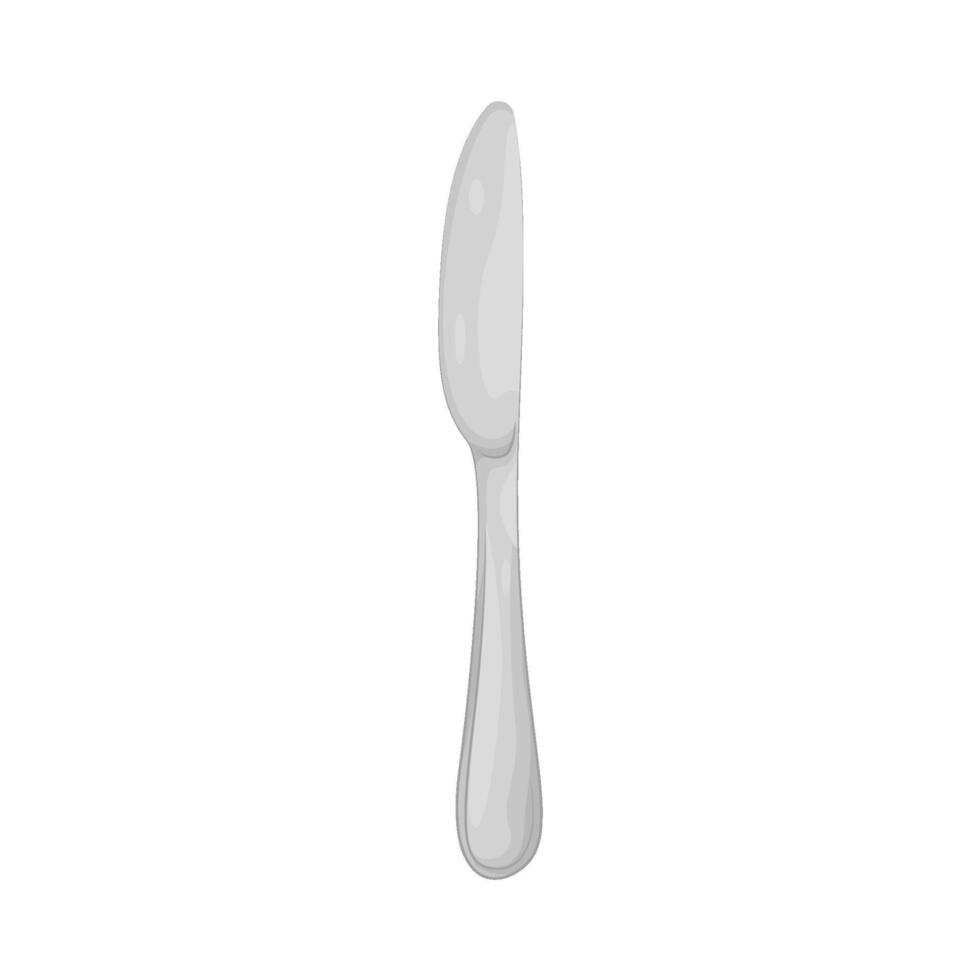 Illustration of butter knife vector
